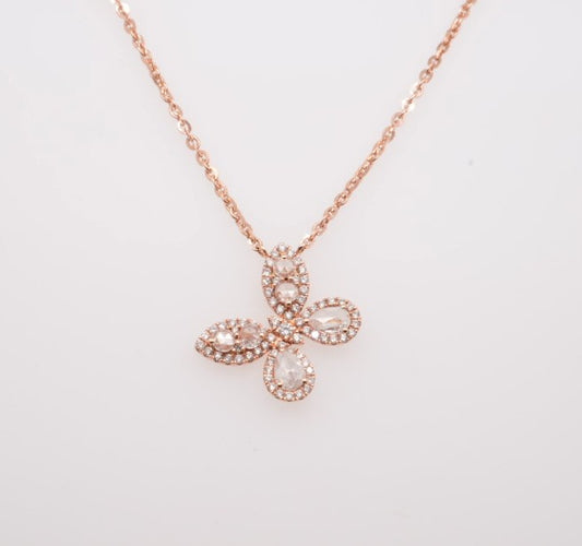 18K WG RUBY 2.59CTW AND DIAMOND 1.01CTW NECKLACE