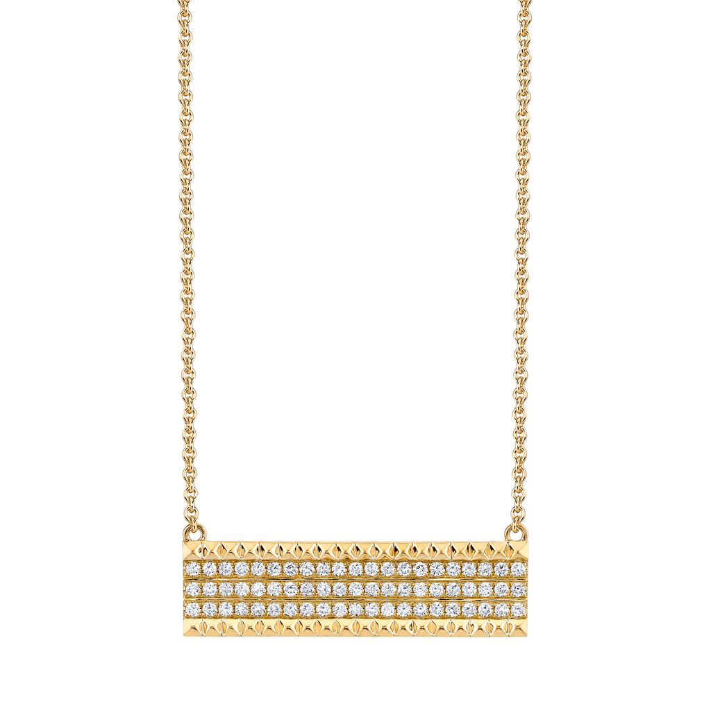 MICHAEL M 14KY   BAR FASHION PENDANT 0.95CTW
