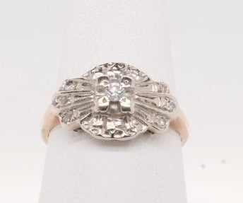ESTATE 14K YG ANTIQUE RING