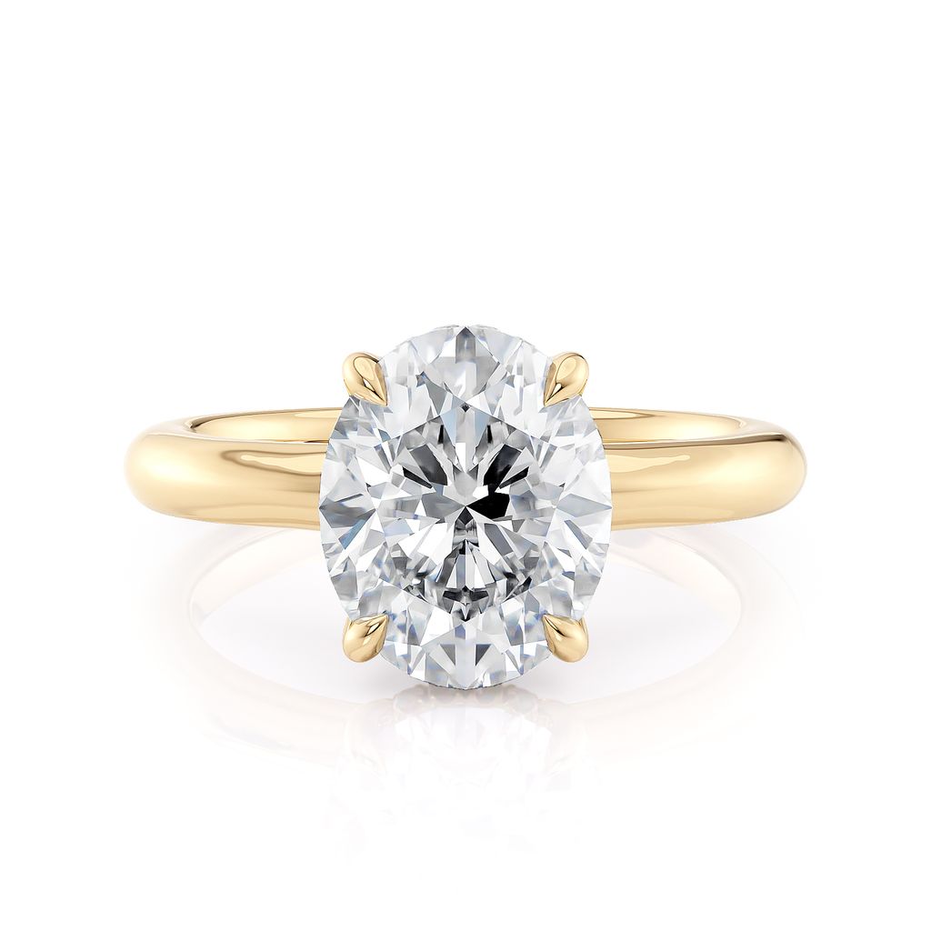 18KY Bridal 0.05ctw R812-3-OV