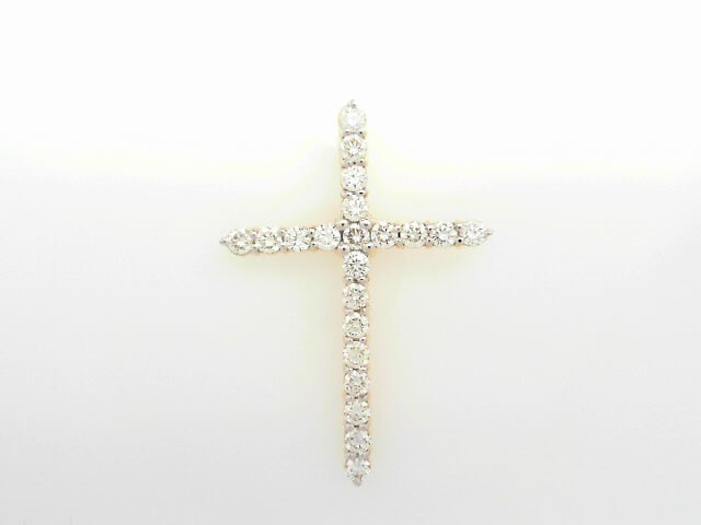 14KY DIAMOND CROSS 2.22CTW