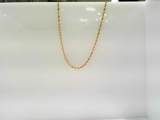 14KY 16" .8MM 1.80G CLASSIC BOX CHAIN LOBSTER CLASP BOX053-16