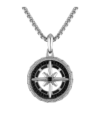 BLACK ONYX BEADS LION BRACELET