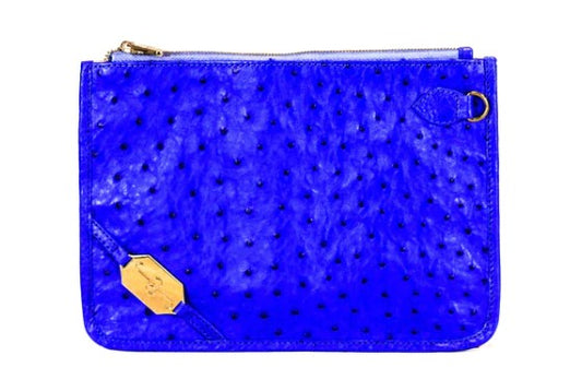 LONDON WRISTLET - OSTRICH BLUE