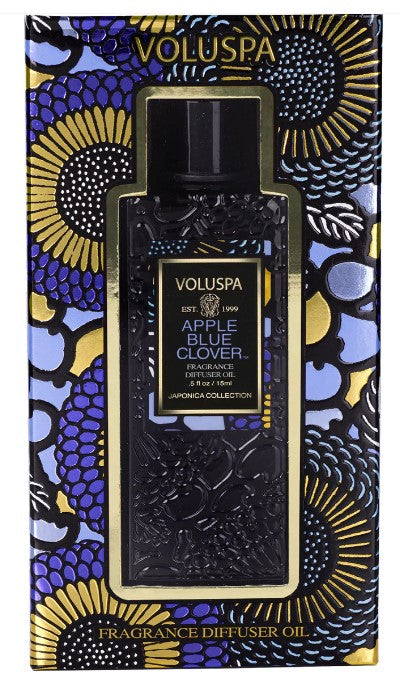 VOLUSPA APPLE BLUE CLOVER ULTRASONIC DIFFUSER OIL