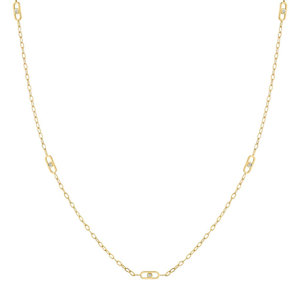 MICHAEL M LADIES 14KY NECKLACE 0.10CTW