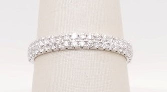 MICHAEL M 18K WG BAND 0.52CTW R483B