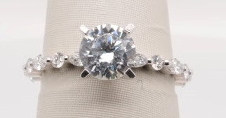 LDS CLJ 14KW SEMI 1/2CTW- 1