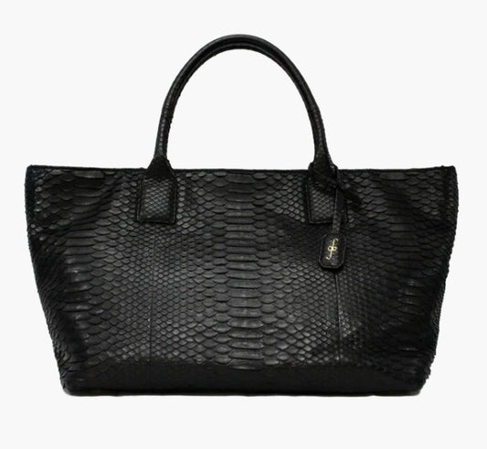 BAJIA BAG - PYTHON BLACK