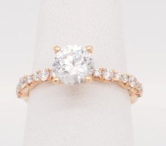 LDS CLJ 18KR 0.36CTW SEMI-1