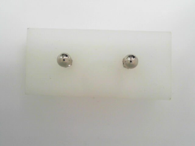 14K WG 5MM BALL STUD