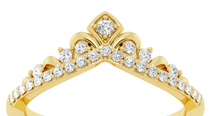 14KY 1/2CTW CROWN DIA ENHANCER