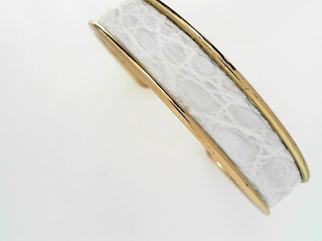 MEDIUM CUFF BRACELET - ALLIGATOR