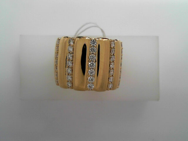 MICHAEL M 14K YELLOW GOLD WIDE FASHION RING 1.75CTW