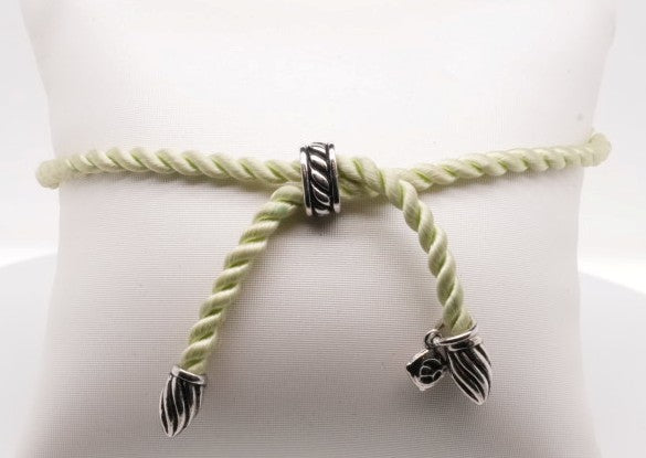 DAVID YURMAN CORD BRACELET LIGHT GREEN