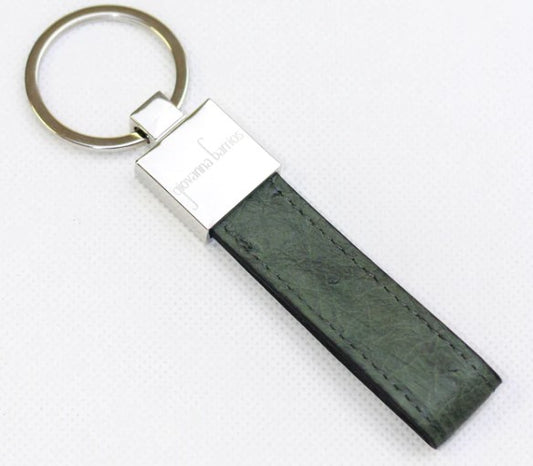 KEY HOLDER OSTRICH - GREEN