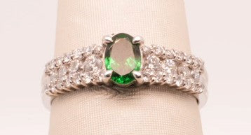 LDS PLAT RING TSV GAR 0.46CTW DIA 0.46CTW