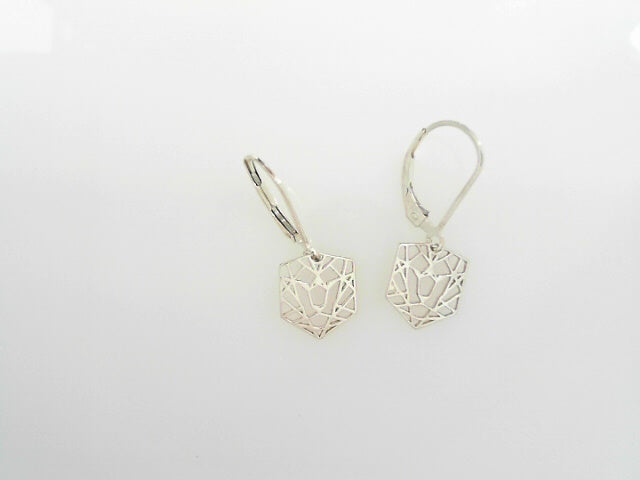STERLING SILVER CLJ DANGLE EARRINGS