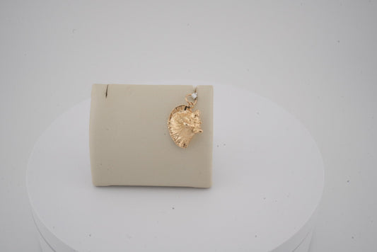 14K YG CONCH SHELL CHARM